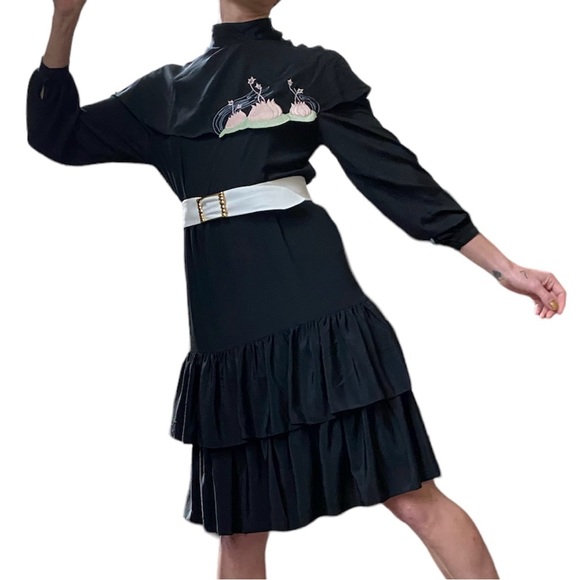 Vintage Sue Wong Ruffle Dress - Picture 15 of 15